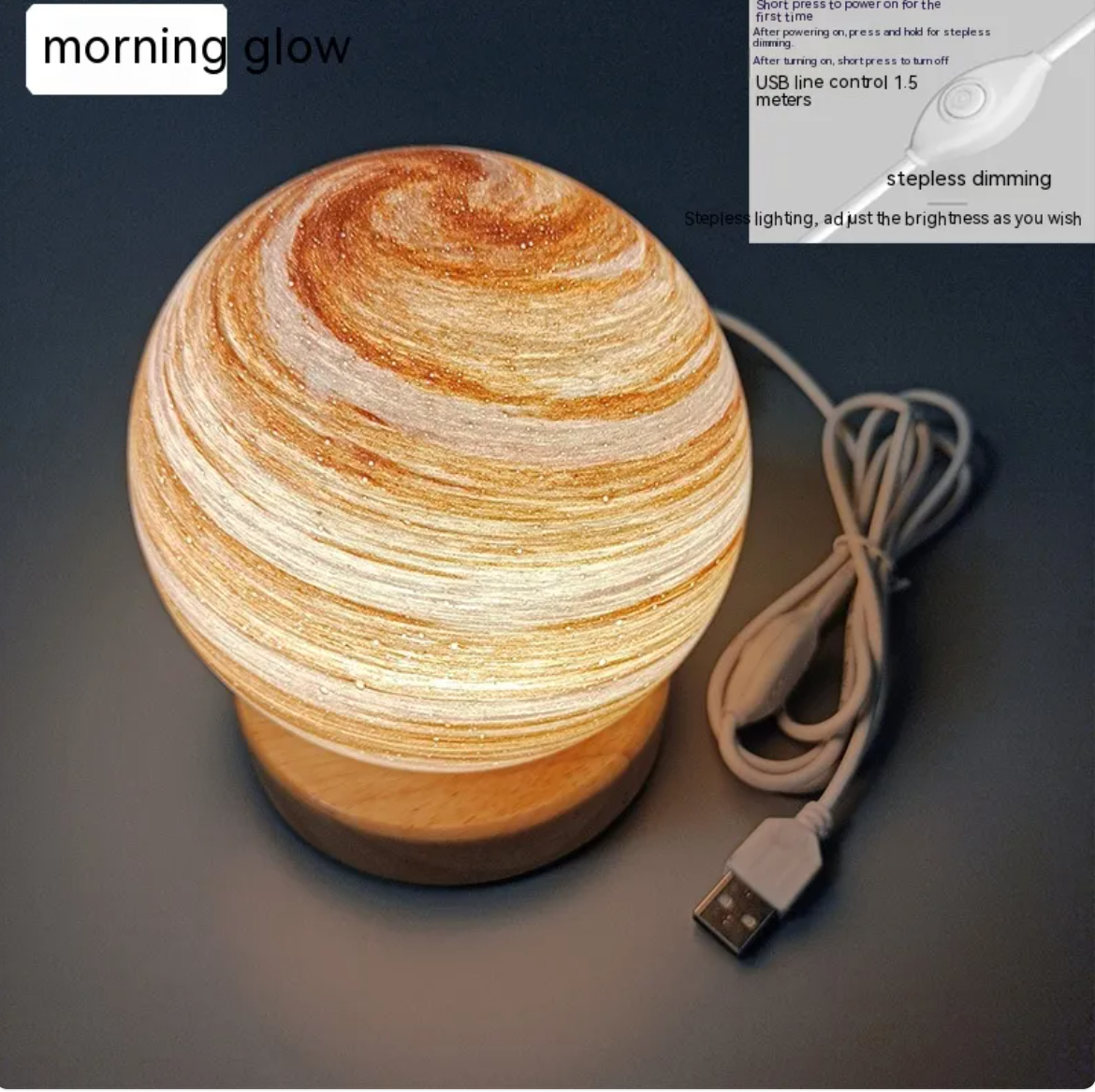 Sunset Table Lamp — Rainbow Atmosphere Night Light