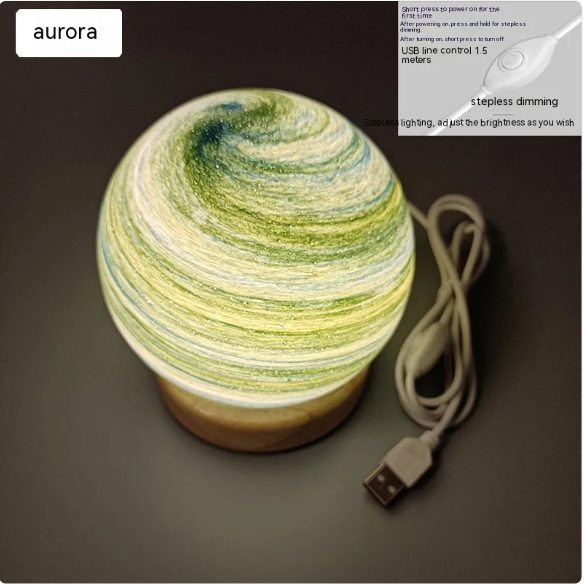 Sunset Table Lamp — Rainbow Atmosphere Night Light