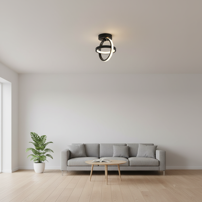 LED ceiling light in living room